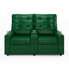 Poltrona Reclinável Para Cinema Parma 2 Lugares Baú Usb Pu Fh