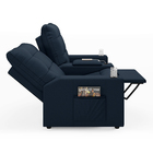 Poltrona Reclinável Para Cinema Parma 2 Lugares Baú Usb Velud