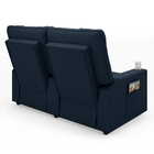 Poltrona Reclinável Para Cinema Parma 2 Lugares Baú Usb Velud