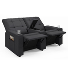 Poltrona Reclinável Para Cinema Parma 2 Lugares Baú Usb Velud