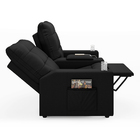 Poltrona Reclinável Para Cinema Parma 2 Lugares Baú Usb Velud