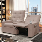 Poltrona Reclinável Para Cinema Parma 2 Lugares Baú Usb Velud