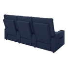 Poltrona Reclinável Para Cinema Parma 3 Lugares Baú Usb Pu Fh