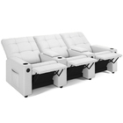 Poltrona Reclinável Para Cinema Parma 3 Lugares Baú Usb Pu Fh