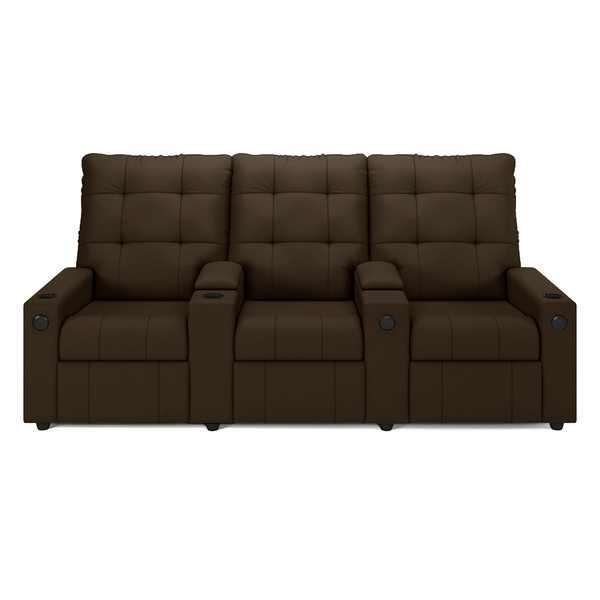 Poltrona Reclinável Para Cinema Parma 3 Lugares Baú Usb Velud