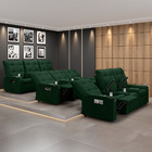 Poltrona Reclinável Para Cinema Parma 3 Lugares Baú Usb Velud