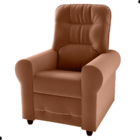 Poltrona Reclinável Para Descanso Guaíra Veludo Cobre