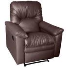 Poltrona Reclinável Para Sala De Estar Bonn Sintetico Marrom