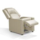 Poltrona Reclinável Premium Halley Material Sintético Bege