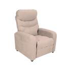 Poltrona Reclinável Punto Suede Bege