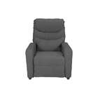 Poltrona Reclinável Punto Suede Cinza