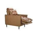 Poltrona Reclinável Relaxamento E Leitura Couro Híbrido Star