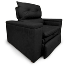 Poltrona Reclinável Retrátil Fox Tecido Corano Várias Cores -