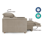 Poltrona Reclinável Retrátil Fox Tecido Suede Várias Cores -