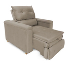 Poltrona Reclinável Retrátil Fox Tecido Suede Várias Cores -