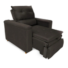 Poltrona Reclinável Retrátil Fox Tecido Suede Várias Cores -