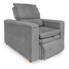 Poltrona Reclinável Retrátil Fox Tecido Suede Várias Cores -