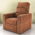 Poltrona Reclinável Saul Veludo Cobre