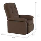 Poltrona Reclinável Sintra Marrom