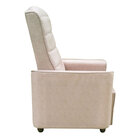 Poltrona Reclinavel Stela Tecido Veludo Austin 1100 - Areia -