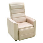 Poltrona Reclinavel Stela Tecido Veludo Austin 1100 - Areia -