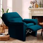 Poltrona Reclinável Suede Azul Marinho Benfica Shop Jm