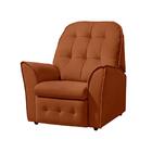Poltrona Reclinável Suede Terracota Antonella Shop Jm