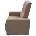 Poltrona Reclinável Veneza - Tecido Suede 10062 - Marrom - De