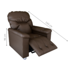 Poltrona Reclinável York Sintetico Marrom