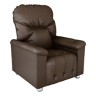 Poltrona Reclinável York Sintetico Marrom