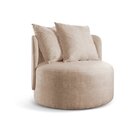 Poltrona Redonda Orgânica Moon Bege