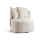 Poltrona Redonda Orgânica Moon Nude