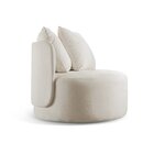 Poltrona Redonda Orgânica Moon Nude