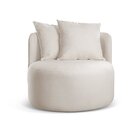 Poltrona Redonda Orgânica Moon Nude