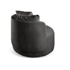 Poltrona Redonda Orgânica Moon Preto