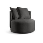 Poltrona Redonda Orgânica Moon Preto