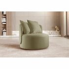 Poltrona Redonda Orgânica Moon Verde