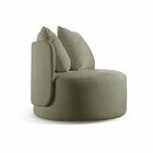 Poltrona Redonda Orgânica Moon Verde