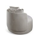 Poltrona Redonda Orgânica Moon Yescasa Cinza