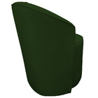 Poltrona Redonda Serena Suede Base Fixa C05 - D'rossi - Verde