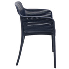 Cadeira plastica  monobloco Gabriela azul