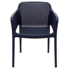 Cadeira plastica  monobloco Gabriela azul