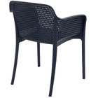 Cadeira plastica  monobloco Gabriela azul