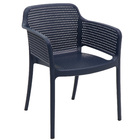 Cadeira plastica  monobloco Gabriela azul