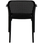 Cadeira plastica  monobloco Gabriela preta