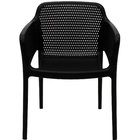 Cadeira plastica  monobloco Gabriela preta
