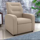 Poltrona Retrátil E Reclinável 77cm Com Tecido Suede Multimóv