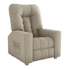 Poltrona Retrátil E Reclinável 82cm Com Tecido Suede Multimóv