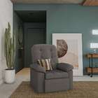 Poltrona Retrátil E Reclinável Azóia Cinza