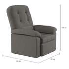 Poltrona Retrátil E Reclinável Barcarena Cinza